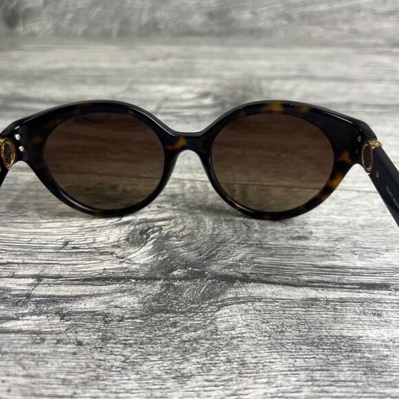 Tory Burch TY7087 1377T5 52mm DARK TORTOISE Polarized Sunglasses - Picture 6 of 10